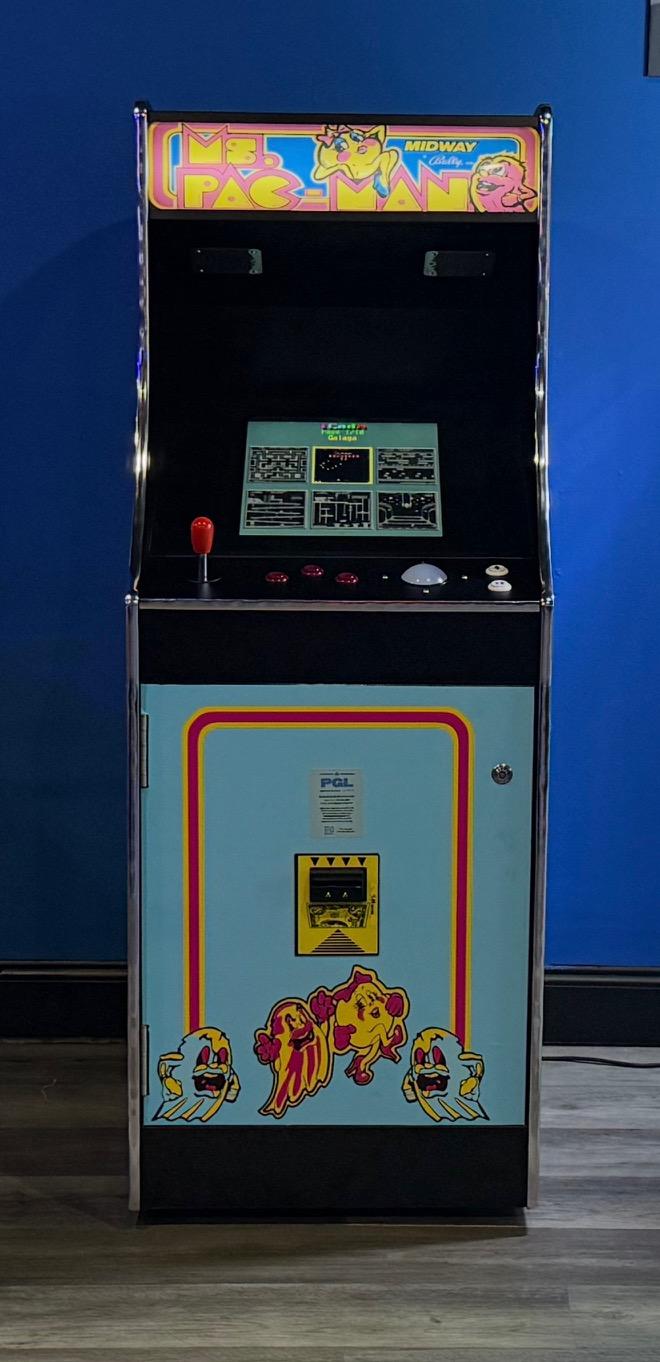 Pac-Man multi-game arcade cabinet